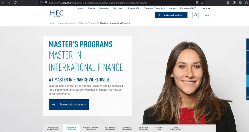 HEC Paris - Master in Finance